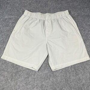 Olivers Shorts Men's Size Large Beige 7" Inseam Elastic Waist Wick/Stretch